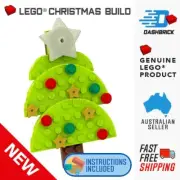Genuine LEGO® Christmas Tree - Glow in the Dark Star - Decoration Build Gift