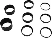 Length Extension Tube Kit, 8 PCS M48X0.75 Extending for Astronomical Telescope Photography, Female and Male Thread Metal with Anodized Aluminum Process