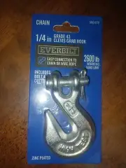 Everbilt 1/4 In Grade 43 Clevis Grab Hook