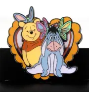 Loungefly Winnie The Pooh And Eeyore Cameo Enamel Pin 1.50" Metal Translucent