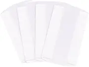 HLMYER 4 Pcs Double-Sided Lice Combs, Nit Comb, Durable Plastic, Unisex, All Ages, Pets, White