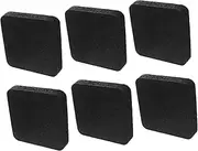Outanaya 6Pcs Treadmill Vibration Isolation Pads Thickened Rubber Noise Reduction Mat for Home Gym Slip Resistant Exercise Mat Protecting Floors with Vibration Control