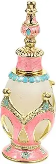 KAILIKETIY Middle Eastern Perfume Bottle Refillable Arabian Style Essential Oil Container with Crown Travel Perfume Bottle for Personal Use Elegant and Practical Fragrance