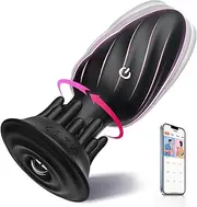 Vibrating Butt Plug Adult Sex Toys for Men, APP Anal Plug Vibrator Anal Toys with 10 Vibrating & Rotating Modes, 360° Bottom Rotation Male Sex Toys Anal Vibrator Adult Sex Toys & Games