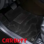 【CARBUFF】雪絨汽車腳踏墊 PORSCHE CAYENNE 三代 適用/黑色(2018/04-)