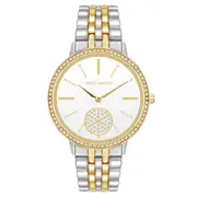 Vince Camuto Two-Tone Metal White Dial Women's Watch - VC9023WTTT