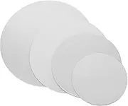 MUSISALY Circle Cake Board Cardboard Rounds Multi-Shaped Cake Stacking Straws Set Non-Slip Design