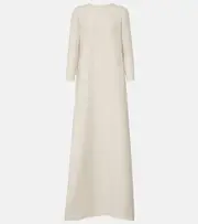 [The Row] The Row Stefos wool and silk gown AU 10 white