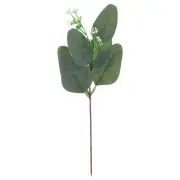 Artificial Eucalyptus Leaves Eucalyptus Stems Bulk Silver Dollar Green