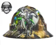 Custom Hydrographic Safety Hard Hat MOTO X PRO CHOICE WIDE BRIM