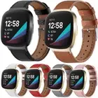 For Fitbit Versa 4/3/2/1/Lite/ Sense 2/Sense Genuine Leather Wrist Straps Band
