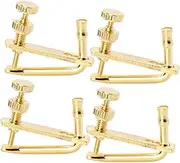 SWOOMEY 4pcs Violin Fine Tuners Tuning Tools Durable Alloy String Adjusters for Easy Installation Essential Violin Accessories for Correct Pitch