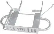 DG Performance - 74-4350 - Alloy Six Pack Rack, Aluminum 1512-0023 Silver