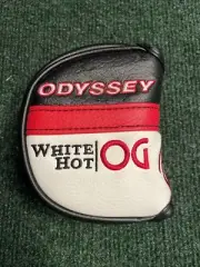*NEW* ODYSSEY WHITE HOT OG MALLET PUTTER COVER BLACK RED WHITE