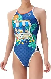 [arena] AS5FWM52G Competition Swimsuit, for Training, Girls, Juniors, Swimming, Practice, Training, Disney Design Model
