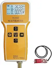 RC3563 200Ω 100V Handheld Portable Battery Internal Resistance Voltage Tester 3-Digit Display Battery Tester High-Precision True Four-Wire AC Lead-Acid Battery Detector