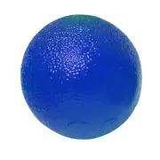 CanDo Gel Squeeze Ball, Standard Circular, Blue (Heavy)