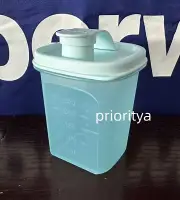 Tupperware Small Mini Slim Line Pitcher Modular Flip Top Lid 350ml Light Blue