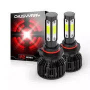 LED Headlight Bulbs 10000Lumens Kit 9012 High Low Beam Super Bright White 6500K (for: Fiat)