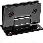 Glass Door Hinge Panel,Heavy Duty 90 Degree Glass Door Cupboard Showcase Cabinet Clamp Glass Shower Doors Hinge Replacement Parts Wall-to-Glass (Color : 90 Degrees) (Color : 90 Degree (Color : 90 Deg