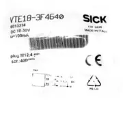 A● SICK VTE18-3F4640 Photoelectric proximity sensor PNP,New