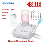 LED Dental Ultrasonic Scaler fit EMS fit Cavitron +Handpiece+Tips+Bottles