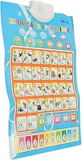 GARVALON English Talking Poster Kids Learning Toy Waterproof Wall Chart Battery Early Education Toy