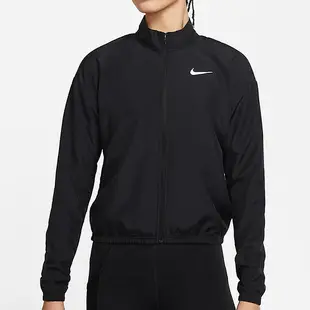 NIKE Dri-FIT Swoosh Run 女裝 外套 慢跑 立領 透氣 手提包 反光細節 黑【運動世界】DD4926-010