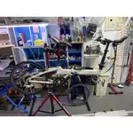 DAHON VITESSE D18 小折全拆大保養 拆頭碗培林保養 拆BB培林保養 拆輪組花鼓培林保養 拆棘輪座培林