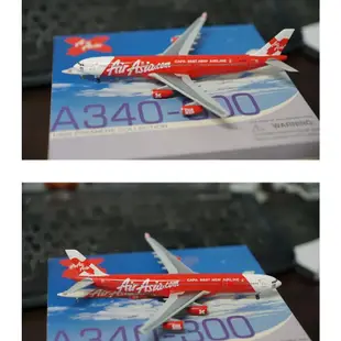 1:400 Air Asia X 馬來西亞 全亞洲航空 A340-300 9M-XAB Dragon製作