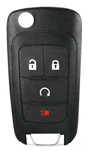 4 Button HU100 Flip Key Housing to suit Holden VF Commodore Car Key Remote Case/