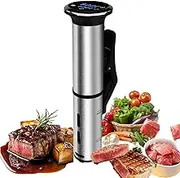 Immersion Circulator Cooker, 1200W Sous Vide Machine with LED Touch Screen, Heater with Precise Temperature Control, Stainless Steel IPX7 Waterproof for Steaks, Chicken, Fish, Veggies