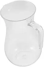 ELAYARD Plastic Wine Dispenser Clear Water Jug Juice Pot Aerating Carafe for Home Bars Events Effortless Cleaning Versatile Beverage Container