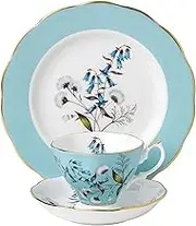 Royal Albert 100 Years 1950 3-Piece Set (Teacup, Saucer & Plate 8")