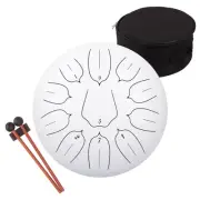Steel Tongue Drum 12 Inch 11 Notes for Adults - Ethereal Metal Instrument for...