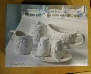Classic Elements White Fruit Dinner Accessories Set - NIB