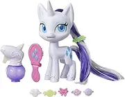 my Little Pony - Magical Mane Rarity 6.5" Figure with Hair that Grows & Changes Colour - Incl 10 Surprise Accessories - Toys for Kids - Girls and Boys - Ages 3+