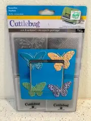 Cuttlebug Butterflies Papillons - Cutting Die & 4 Embossing Folders -Provo Craft