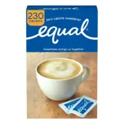 Equal Original Zero Calories Sweetener Packets Sugar Alternative 230 Ct 3 Pack