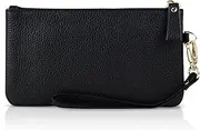 [AdiStylinno] Wristlet Wallets for Women, Large Capacity Clutch Wallet with Strap Coin Pocket, Long Genuine Leather RFID Wallet