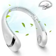 5000mAh Hands-Free Bladeless Neck Fan with 5000mAh Battery and 3-Speed Adjustment