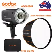 Godox AD600BM Portable Outdoor Studio Flash + 70cm Parabolic softbox + CB-09 Bag