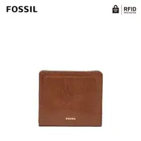 在飛比找樂天市場購物網優惠-送禮首選★FOSSIL Logan 真皮系列拉鍊零錢袋設計短