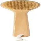 Bamboo Long Handle Back Scrubber Brush - Dry Body Scrubber for Skin Care