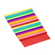 3.3ft Crepe Paper Roll, 20 Roll 20" Width Paper Streamer Sheet, 10 Color