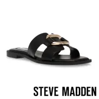 在飛比找momo購物網優惠-【STEVE MADDEN】GO-GETTER 真皮金飾扣平