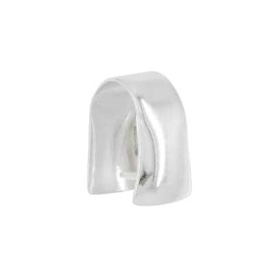 Sterling Silver Flexible Pinch Bail Pendant Clasp Slider 15mm #51852