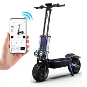 [EU DIRECT] OOTD D99 Electric Scooter w/Seat 3000W*2 Dual Motors 60V 40AH Battery 13inch Tubeless Tires 100-120KM Max Mi