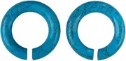 [Pierced Owl] Turquoise Stone Hoop Plugs, Sold As Pair