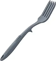 GRADENEVE Portable Cutlery Set Silicone Cooking Fork for Noodles Salad Pasta Kitchen Large Comfortable and Sturdy